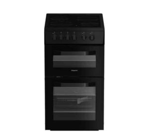 50cm Electric Twin Cooker with Ceramic Hob -Black