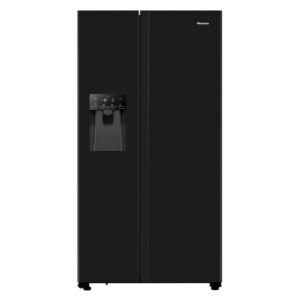 91cm 70/30 Frost Free American Fridge Freezer - Black