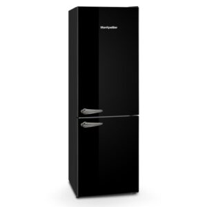 Retro No Frost Fridge Freezer - E Energy Rated - Black