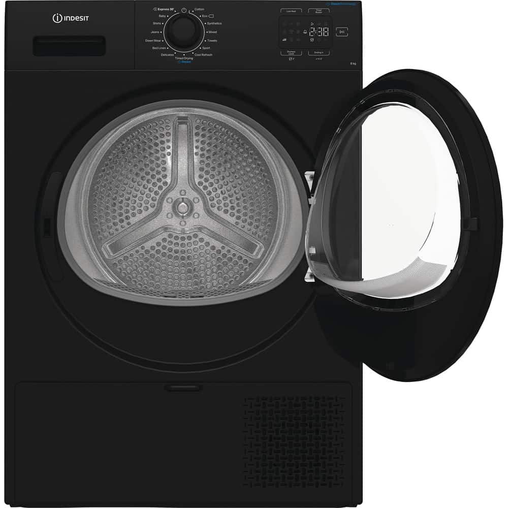8KG - 60cm Heat Pump Tumble Dryer with Steam Technology