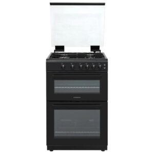 Statesman - GDL60B 60Cm Double Oven Gas Cooker - Black