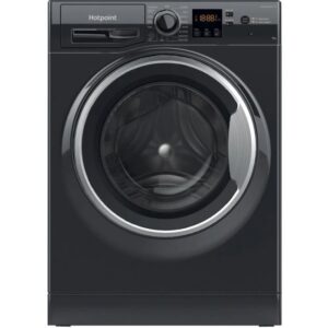 9Kg 1600 Spin Washing Machine - B Energy Rated -Black
