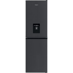 No Frost 50/50 Fridge Freezer With Water Dispenser - Dark Grey -